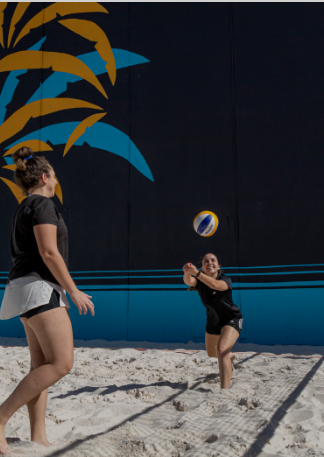 Aula de Beach Volley na Riplay